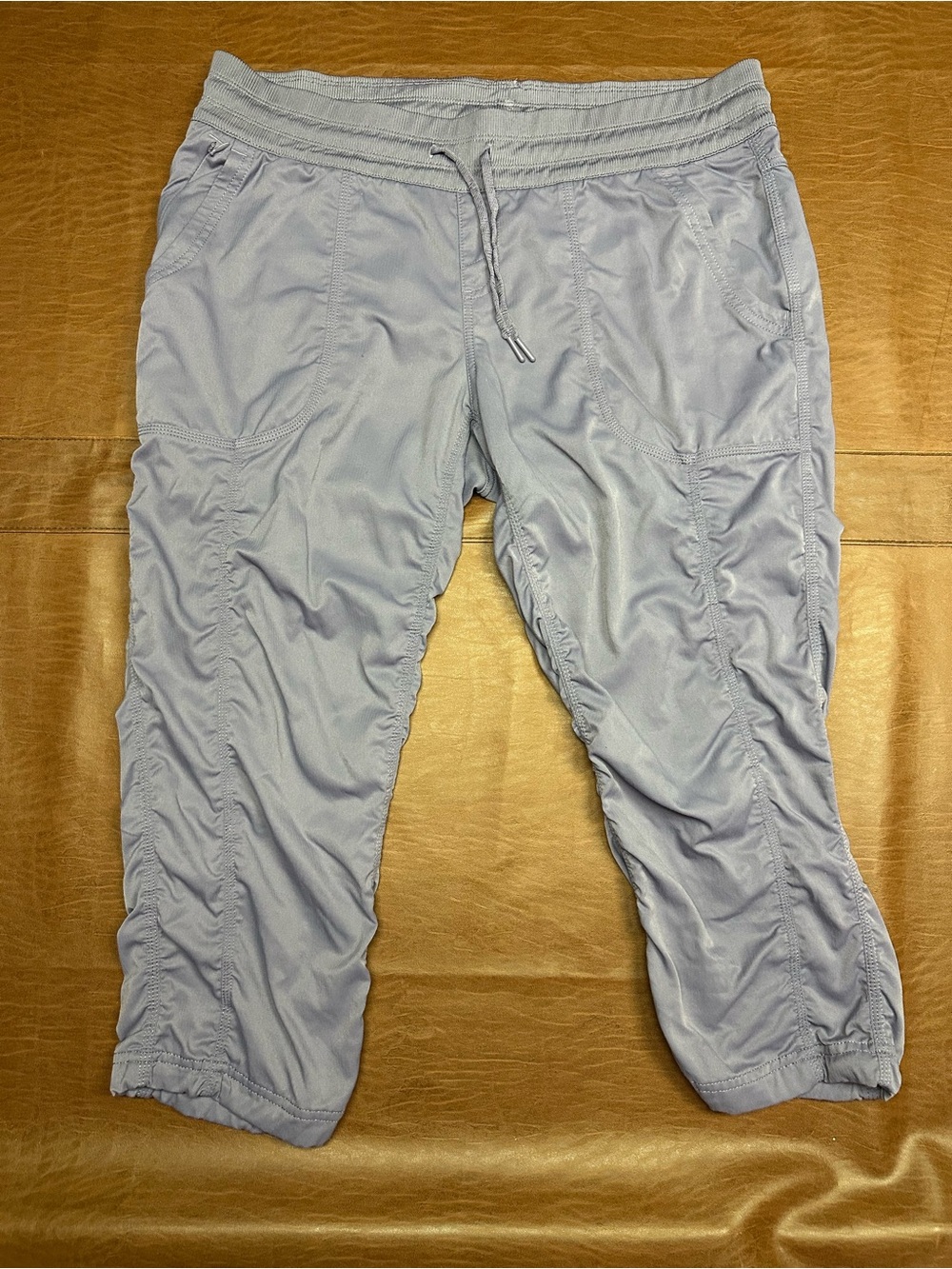 The North Face Light Gray Ruched Jogger Pants
